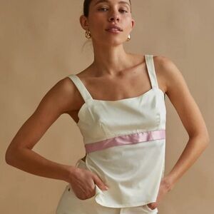 American Threads Satin Serafina Top